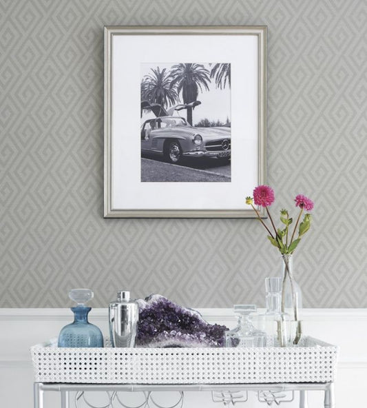 Dedalo Wallpaper - Stone - Thibaut - T35149 - Premier Wallcovering