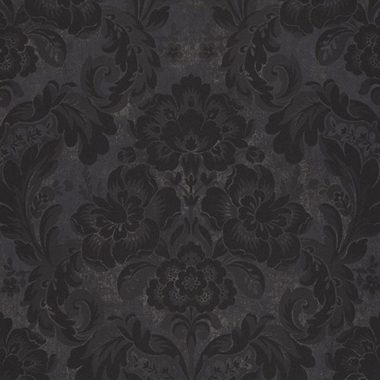 Demeure Montsegur Wallpaper - Noir - Casadeco - 86069663 - Premier Wallcovering