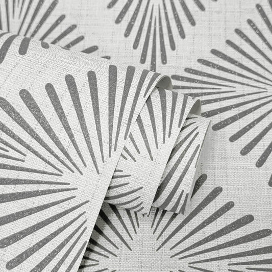 Denver Geometric Diamond Wallpaper - Grey - Fine Décor - FD43747 - Premier Wallcovering