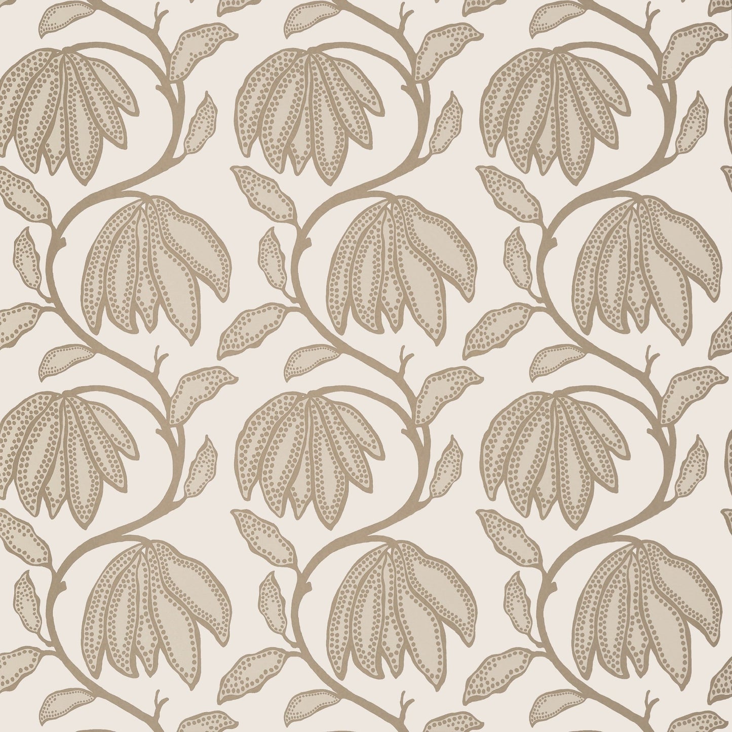 Desert Flower Wallpaper - Birch - Thibaut - T12009 - Premier Wallcovering