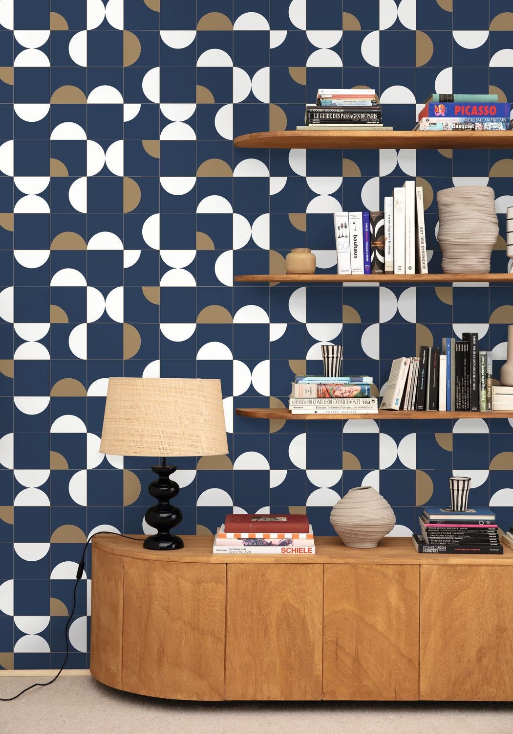 Diabolo Wallpaper - Midnight Blue - Caselio - 102666225 - Premier Wallcovering