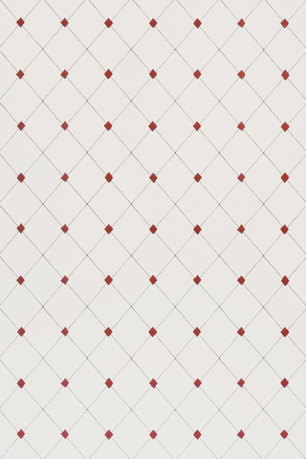 Diamond Trellis Wallpaper - Red - BG2800202 - Barneby Gates - Premier Wallcovering