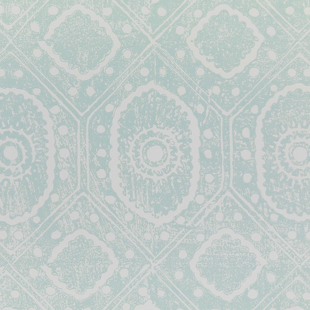 Diamond Wallpaper - Aqua - Blithfield - 900-01 - Premier Wallcovering
