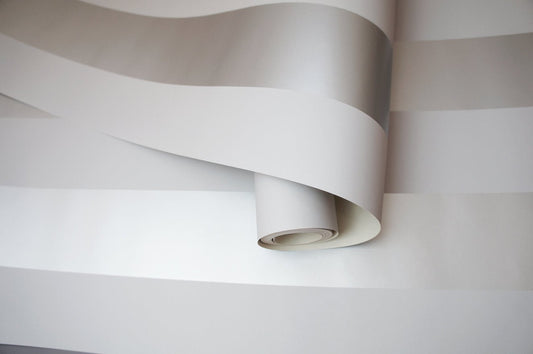 Dillan Stripe Wallpaper - Grey/Silver - Holden Décor - 12760 - Premier Wallcovering