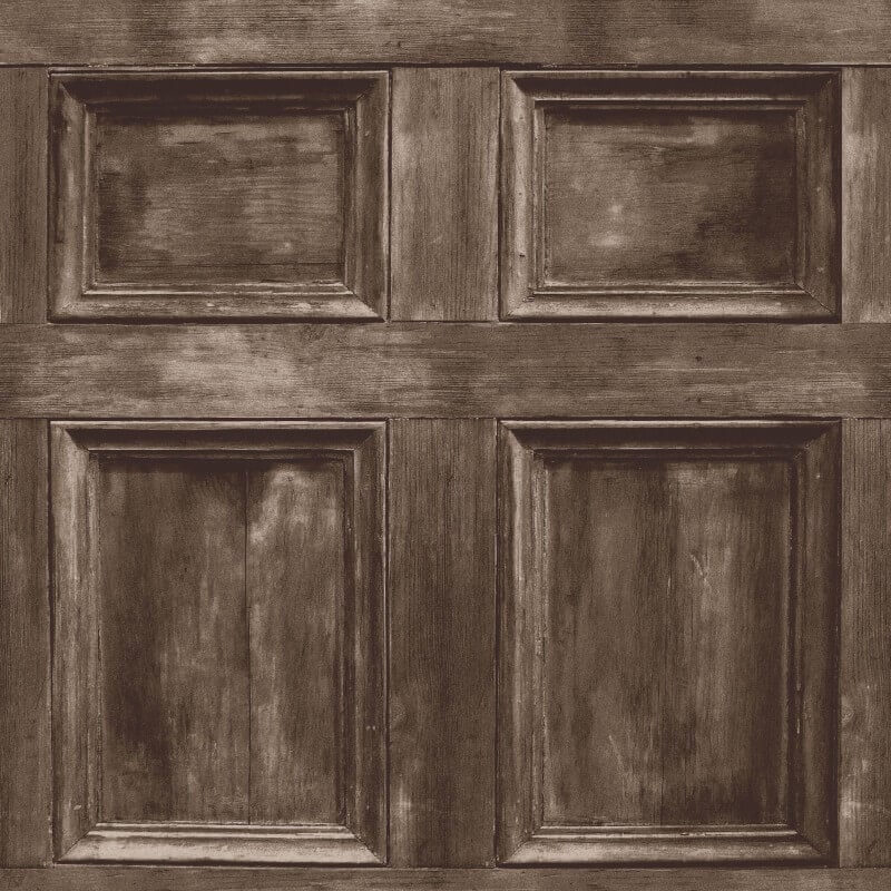 Distinctive Wood Panel Wallpaper - Brown - Fine Décor - FD31055 - Premier Wallcovering