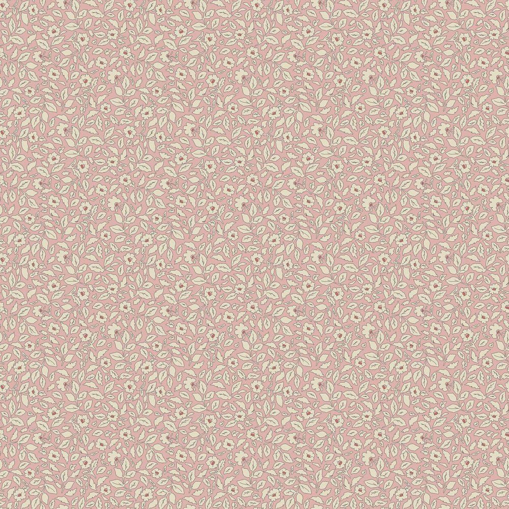 Ditsy Floral Wallpaper - Soft Pink - Joules - 128917 - Premier Wallcovering