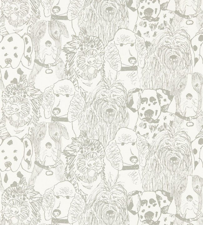 Doggy Day Care Wallpaper - Mustard - NHAW112945 - Scion - Premier Wallcovering