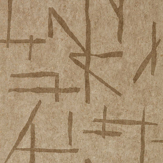 Dolmens Wallpaper - Sandstone / Gold - Harlequin - HDMW113330 - Premier Wallcovering