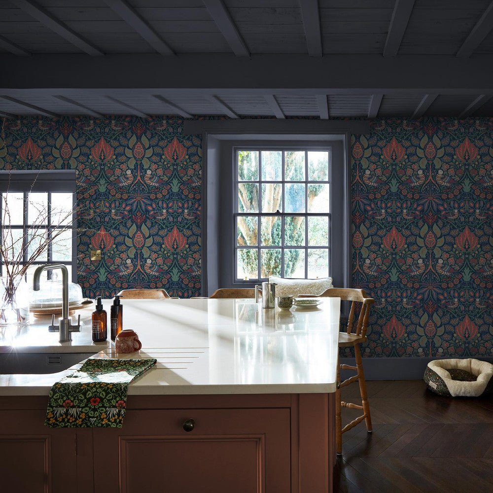 Dove & Rose Wallpaper - Midsummer - 140477 - William Morris - Premier Wallcovering