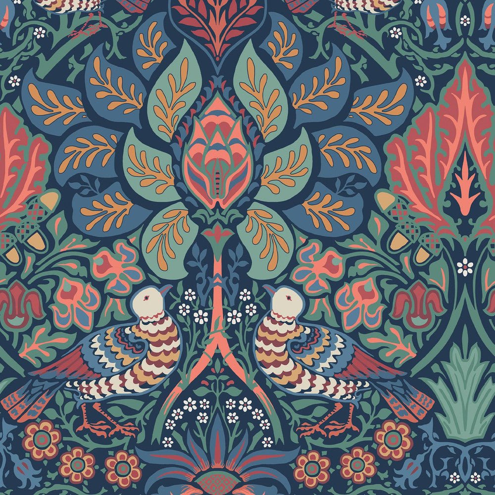 Dove & Rose Wallpaper - Midsummer - 140477 - William Morris - Premier Wallcovering