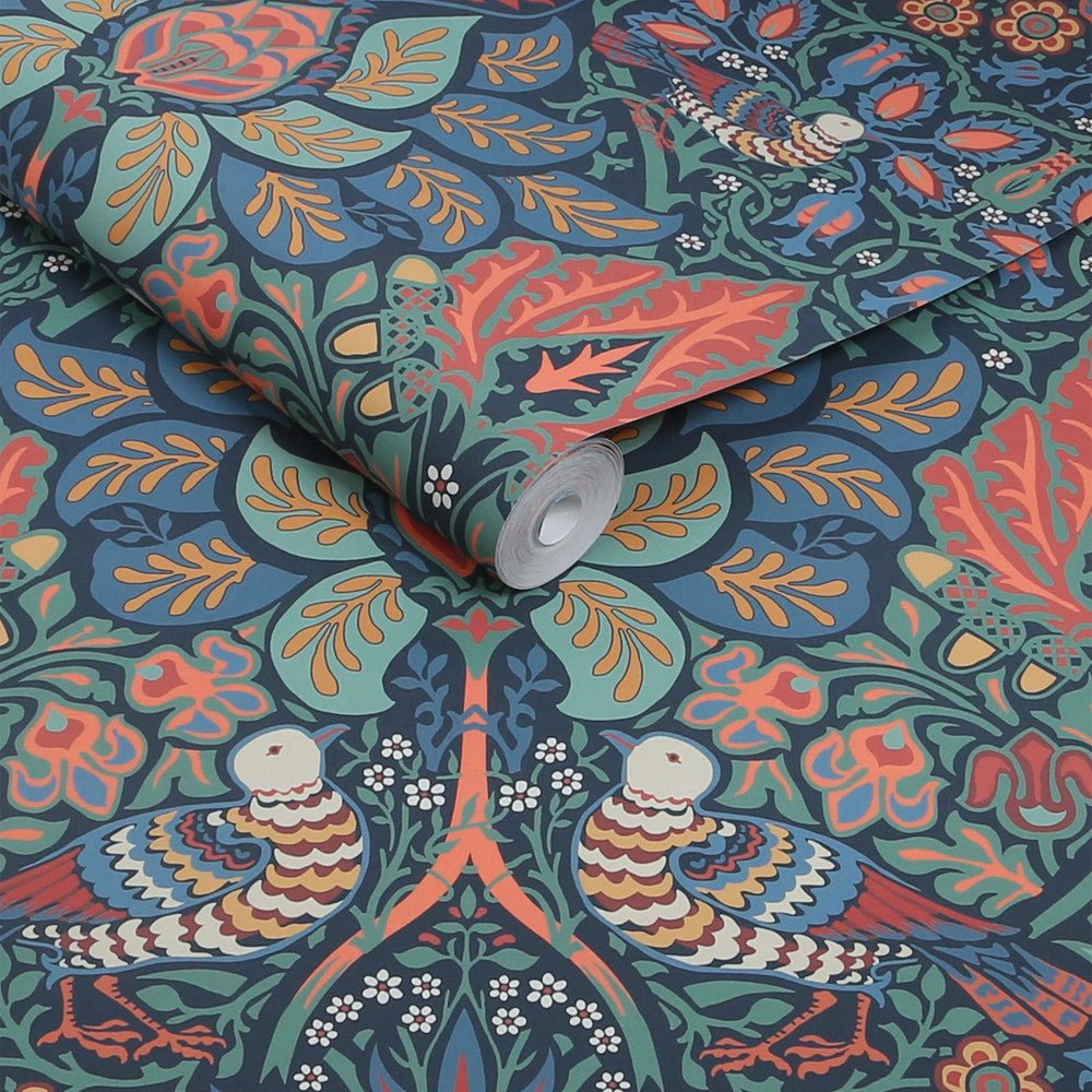 Dove & Rose Wallpaper - Midsummer - 140477 - William Morris - Premier Wallcovering