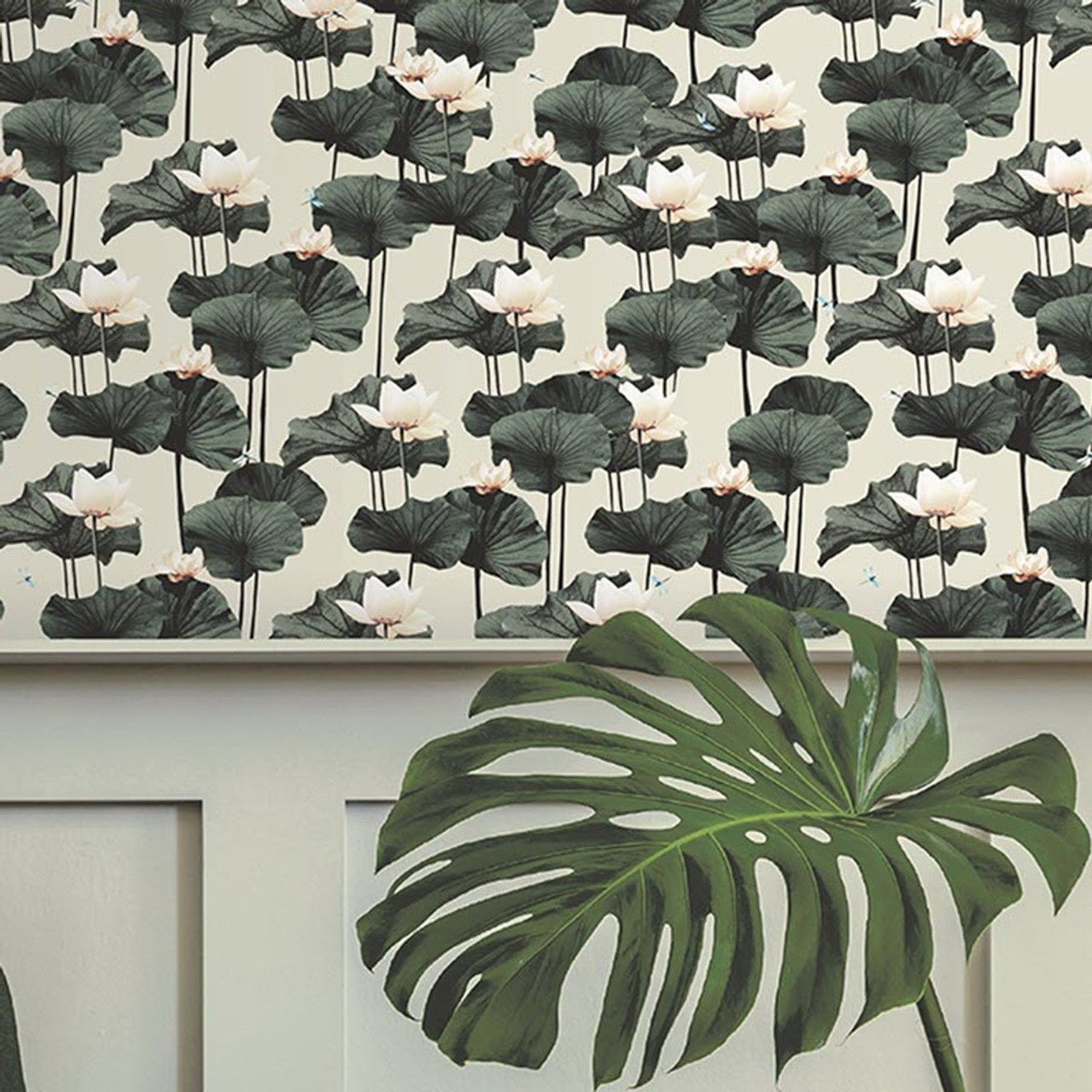 Drago Fantasia Wallpaper - Beige/Cream/Green - Ted Baker - 12670 - Premier Wallcovering