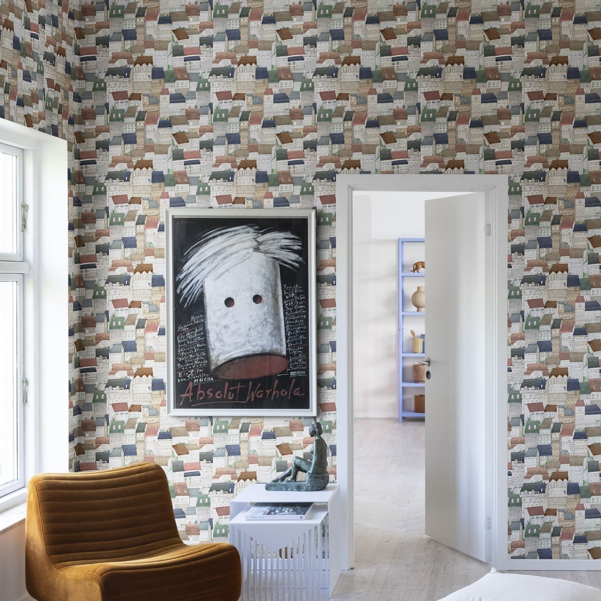 Dream Town Wallpaper - Fall - Rebel Walls - R18092 - Premier Wallcovering