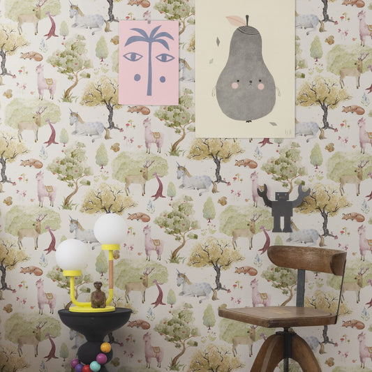 Dreamland Wallpaper - Sand - Rebel Walls - R18051 - Premier Wallcovering