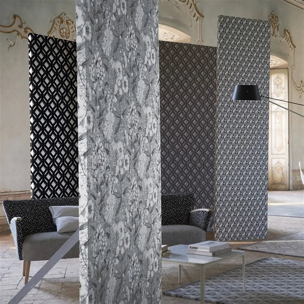 Dufrene Wallpaper - Noir - Designers Guild - PDG1055/07 - Premier Wallcovering