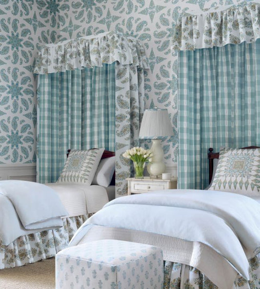 East India Wallpaper - Beige - Thibaut - T36427 - Premier Wallcovering