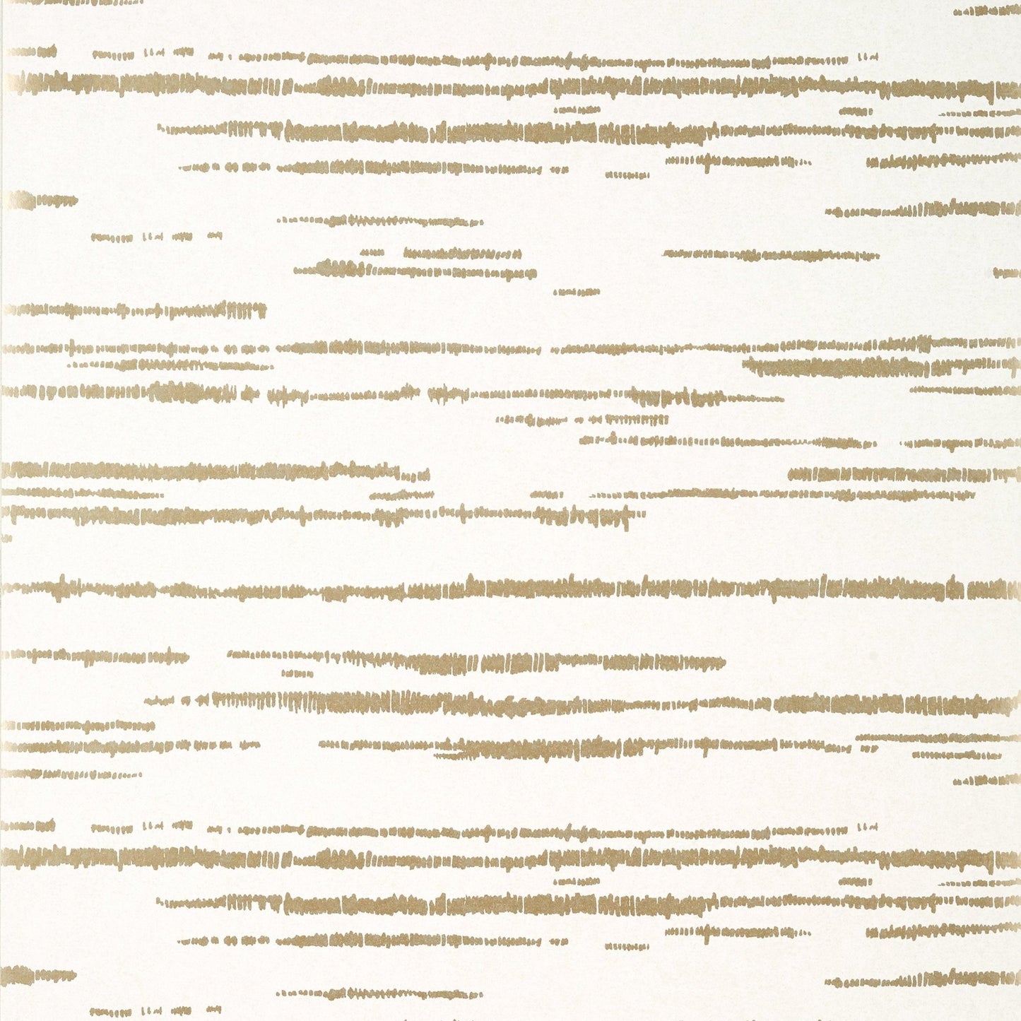 Echo Wallpaper - Metallic Gold on White - Thibaut - T10454 - Premier Wallcovering