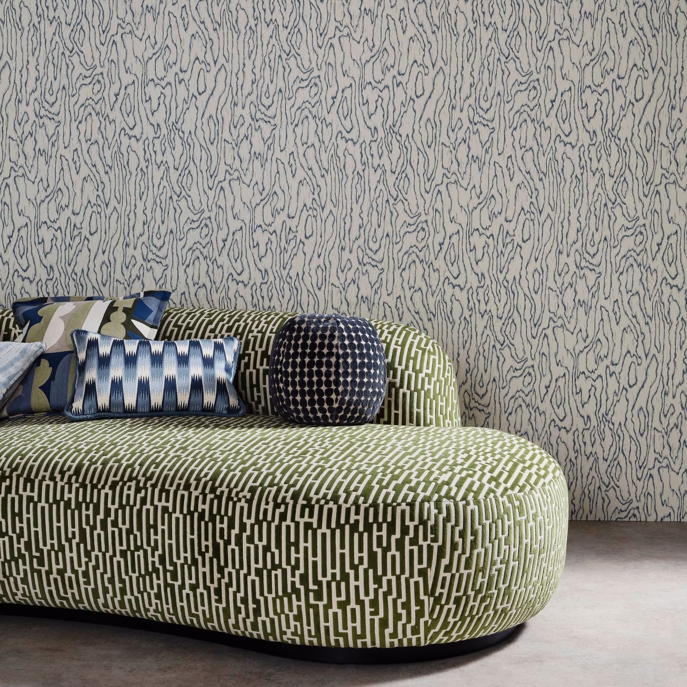 Edenfield Wallpaper - Atlantic - HHHW113174 - Harlequin - Premier Wallcovering