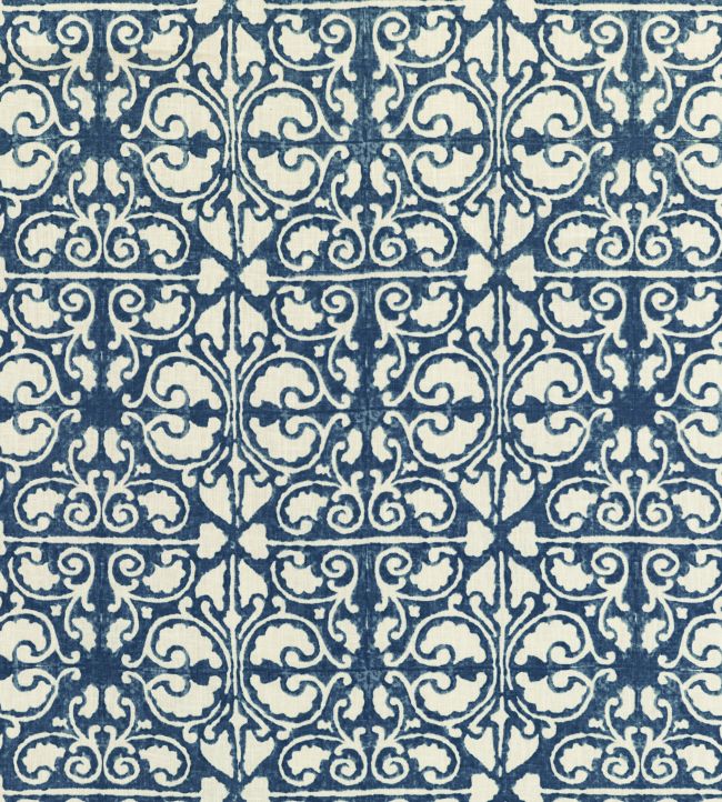 Elbury Fabric - Indigo - Baker Lifestyle - PP50492 - 1 - Premier Wallcovering