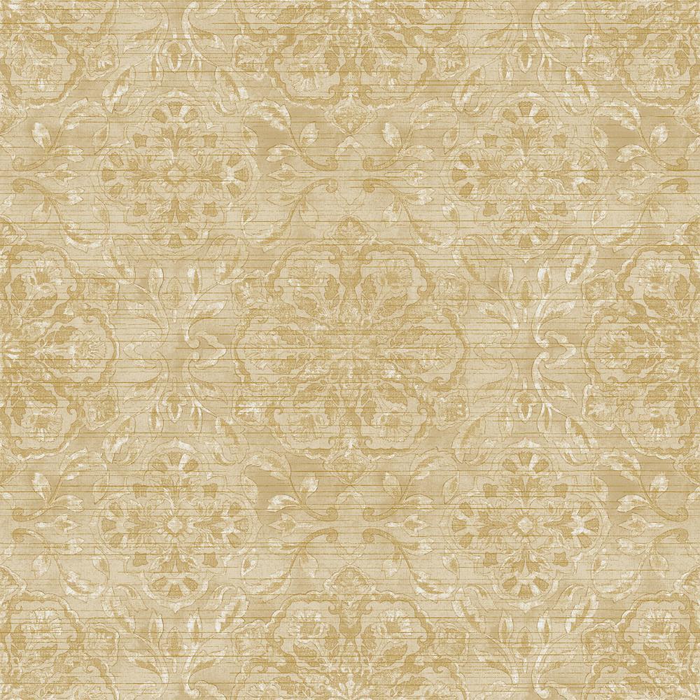 Elegance Floral Stripe Wallpaper - Beige - Galerie - DWP0353 - 03 - Premier Wallcovering