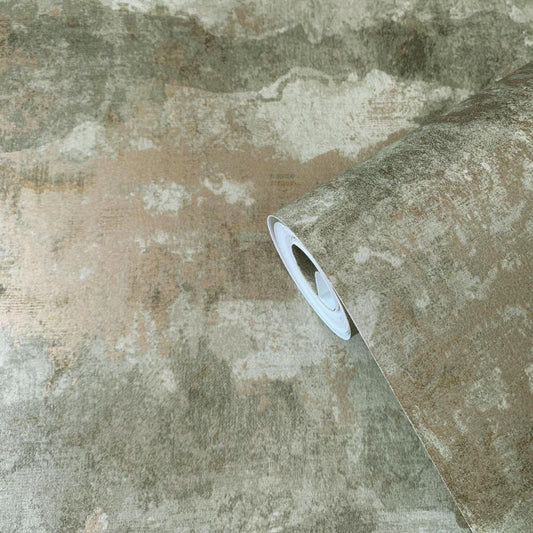 Elegance Perfect Storm Wallpaper - Sheen Green - Galerie - DWP0356 - 01 - Premier Wallcovering