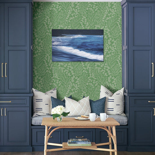 Elin Wallpaper - Green - A Street Prints - FD26515 - Premier Wallcovering