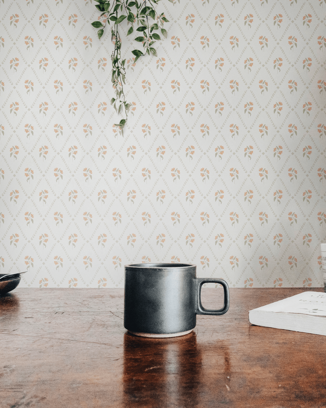 Eline Wallpaper - Spring - Summer Gray - Premier Wallcovering