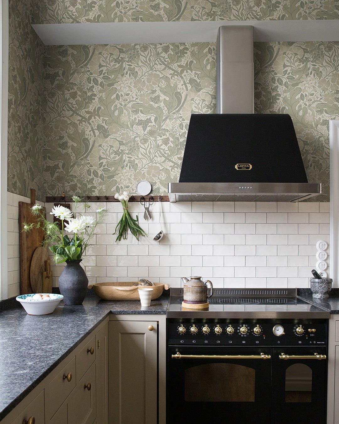 Elise Wallpaper - Cream - Midbec - 83105 - Premier Wallcovering