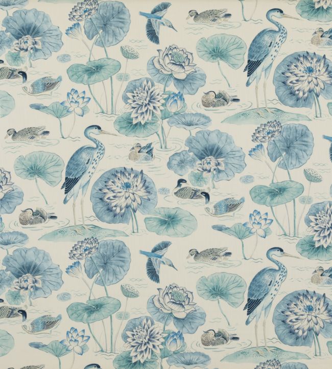 Ellingham Fabric - Blue - Baker Lifestyle - pp50499.1.0 - Premier Wallcovering