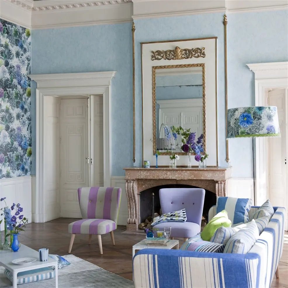 Ellora Wallpaper - Teal - P559/11 - Designers Guild - Premier Wallcovering
