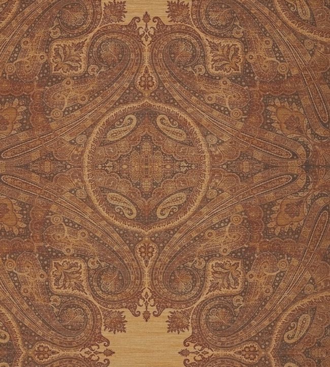 Elswick Paisley Wallpaper - Sunstone - ZKEM312646 - Zoffany - Premier Wallcovering