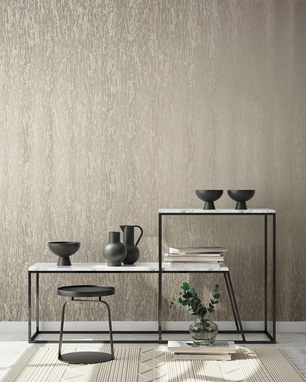 Elysée Urban Classics Wallpaper - Taupe/ Grey - Hohenberger - 81251 - Premier Wallcovering