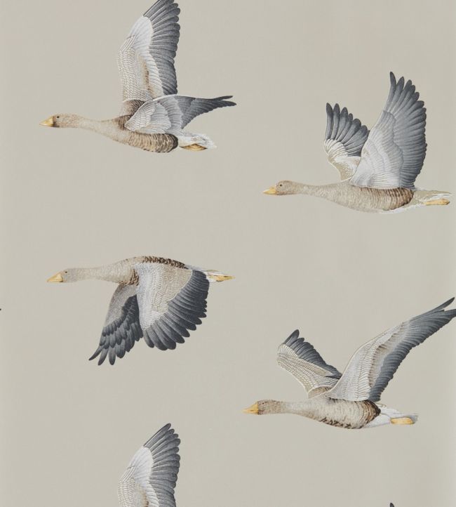Elysian Geese Wallpaper - Gilver - DYSI216611 - Sanderson - Premier Wallcovering