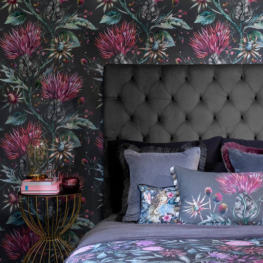 Elysium Wallpaper - Onyx - Voyage Maison - ELYSIUM/WPO/ONY - Premier Wallcovering