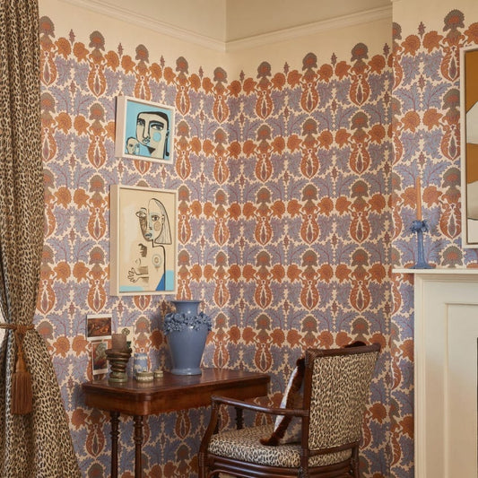 Emania Climbing Walls Wallpaper - House of Hackney - 1 - WA - EMA - DI - AZU - PBL - Premier Wallcovering