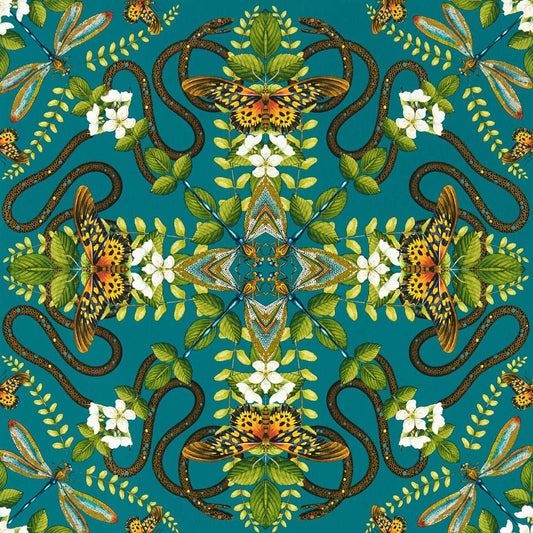Emerald Forest Wallpaper - Smoke - Clarke & Clarke - W0129/04 - Premier Wallcovering