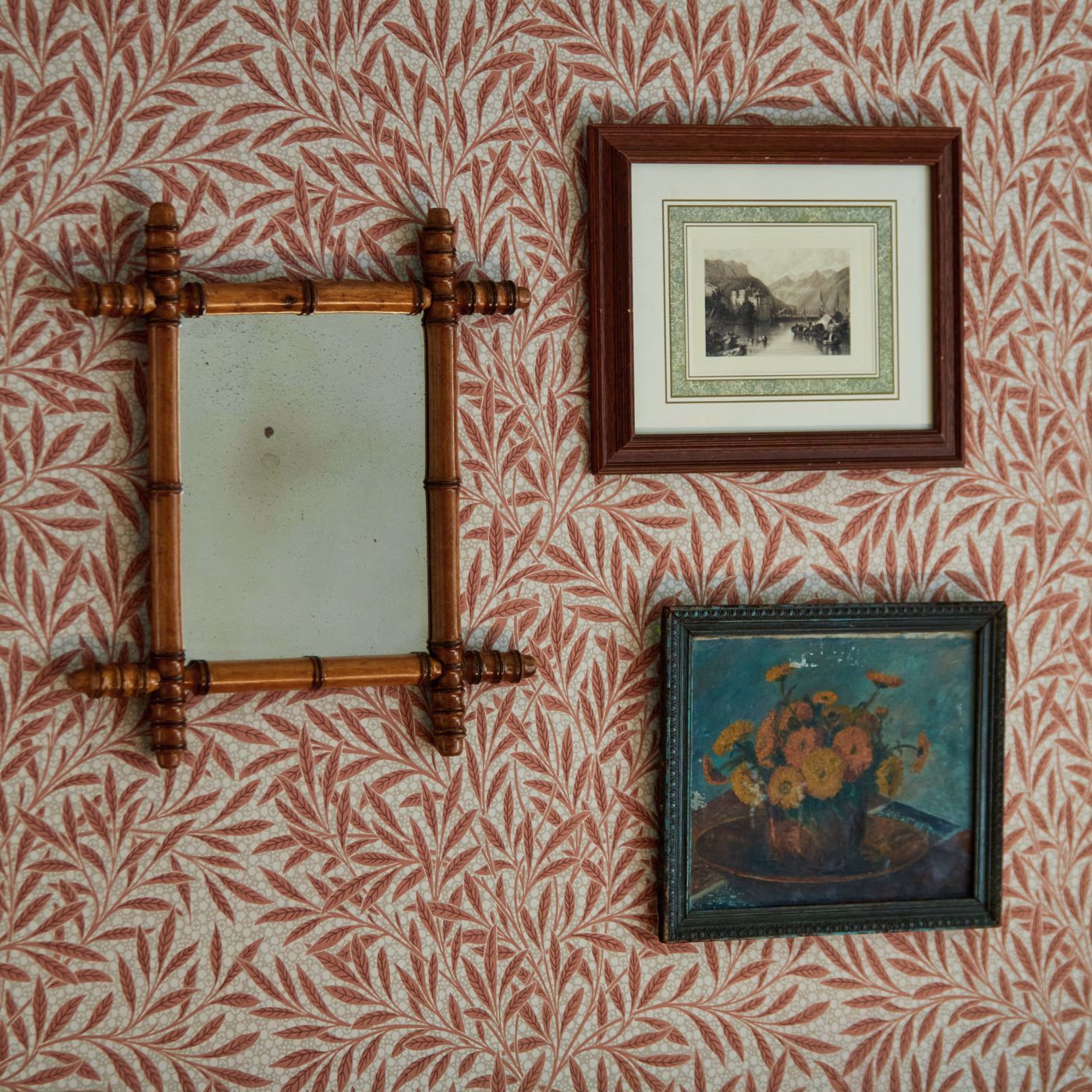 Emery’s Willow Wallpaper - Chrysanthemum Pink - 217186 - Morris & Co - Premier Wallcovering