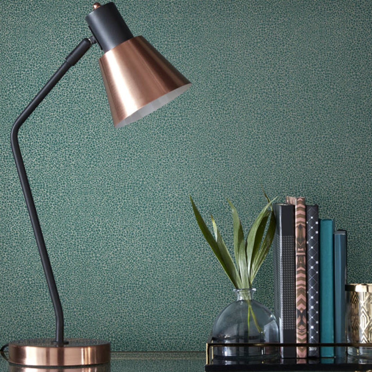 Emile Wallpaper - Emerald - 1838 wallcoverings - 1907 - 141 - 03 - Premier Wallcovering