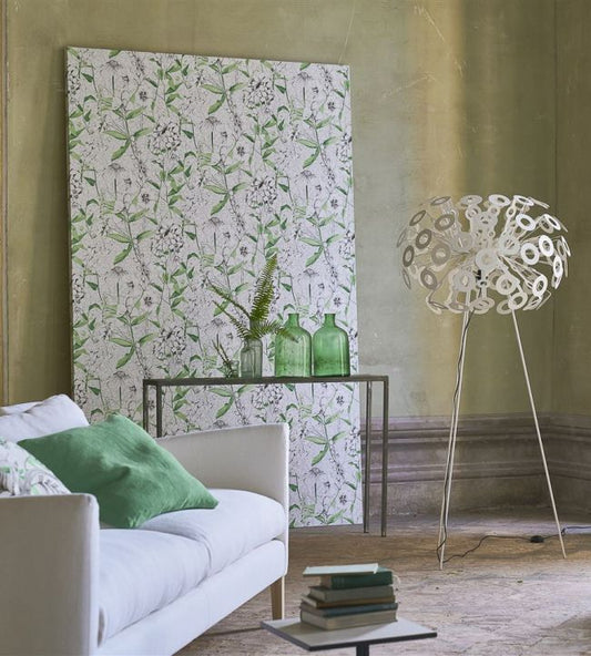 Emilie Wallpaper - Emerald - PDG1050/01 - Designers Guild - Premier Wallcovering