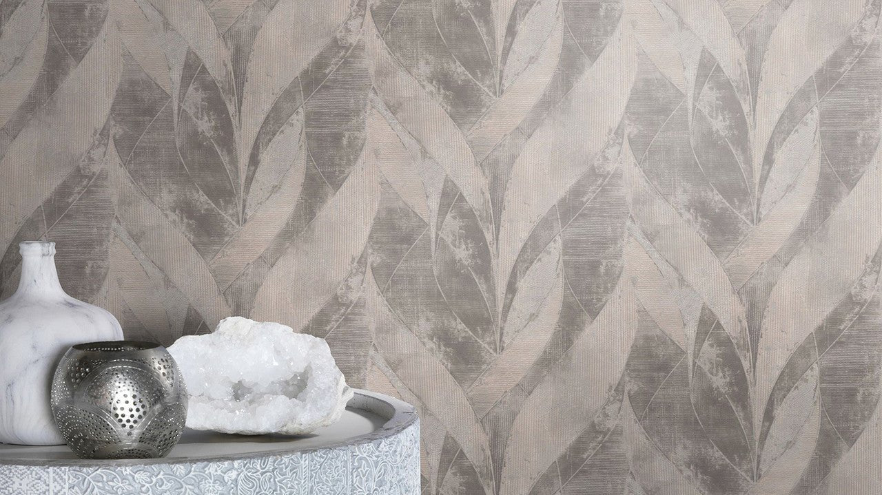 Emporium III Wallpaper - Grey/Silver - Rasch - 520040 - Premier Wallcovering