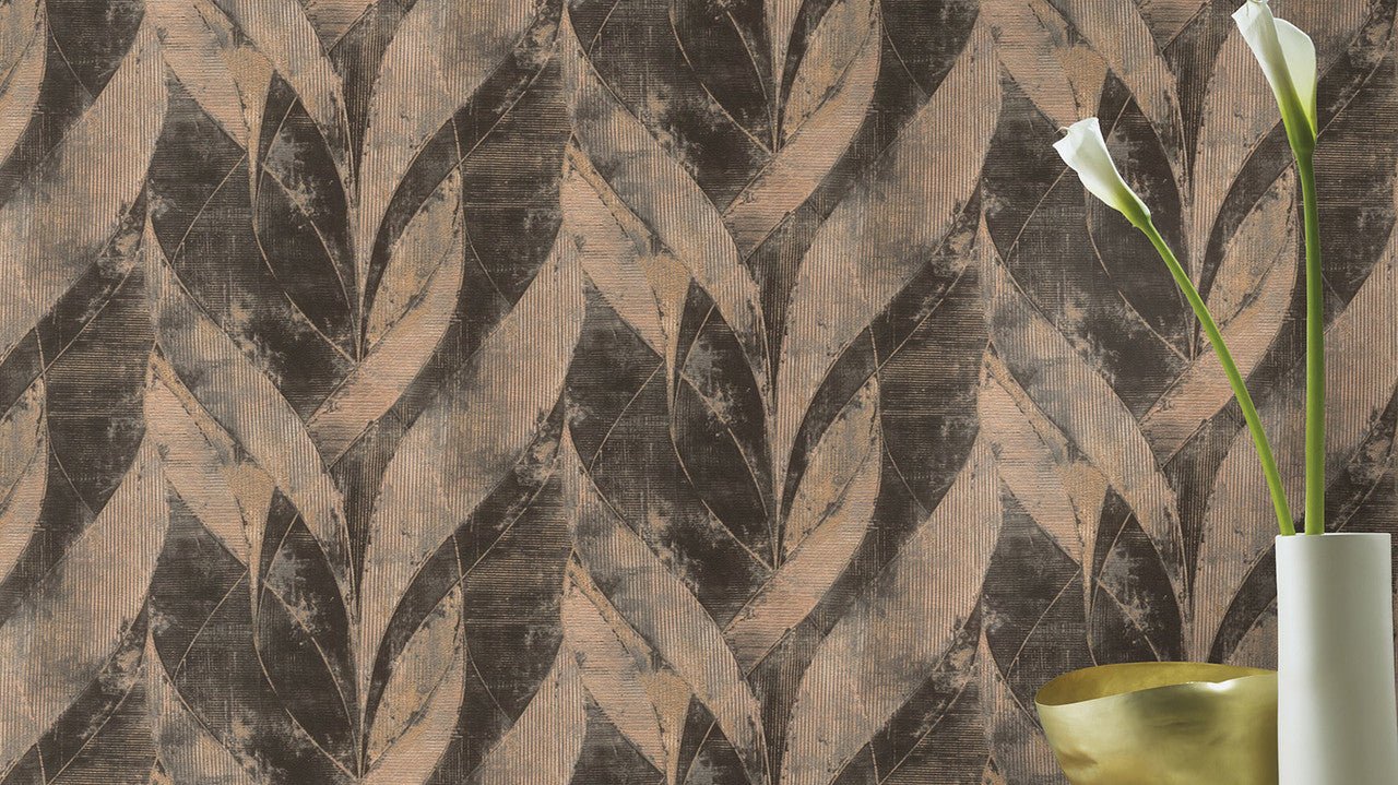 Emporium III Wallpaper - Black/Gold - Rasch - 520071 - Premier Wallcovering
