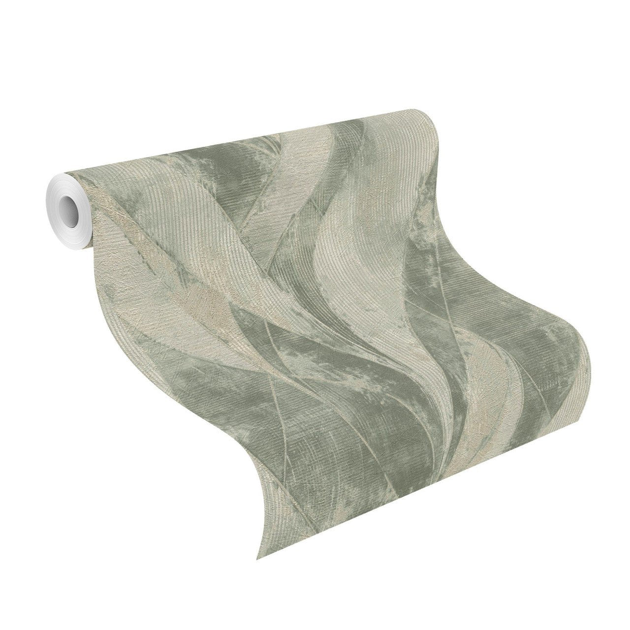 Emporium III Wallpaper - Green/Gold - Rasch - 520057 - Premier Wallcovering