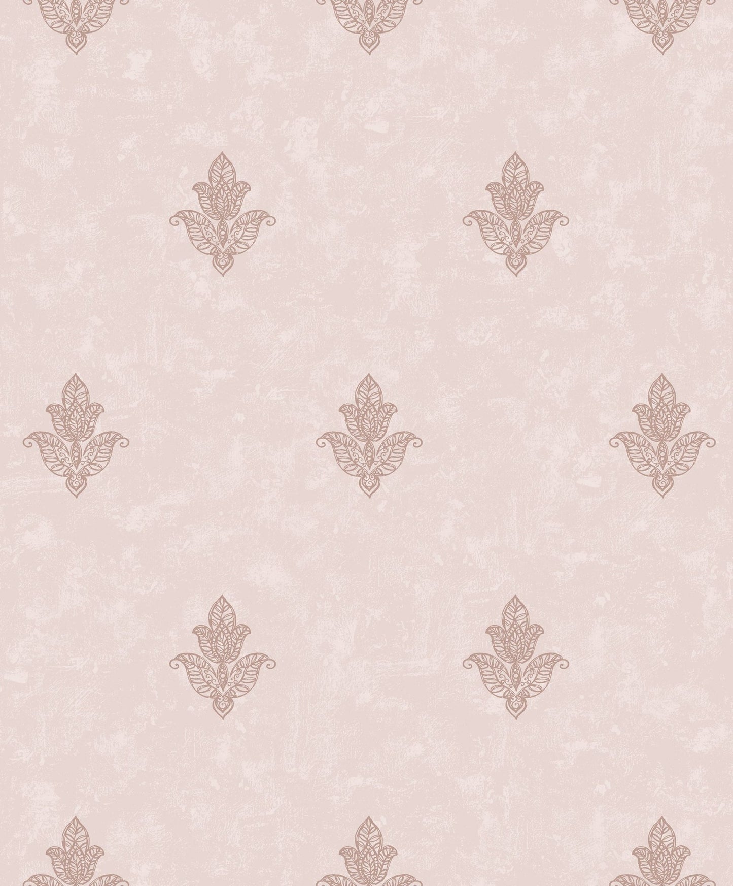 Emporium Mehndi Motif Wallpaper - Pink - Galerie - 7017 - Premier Wallcovering