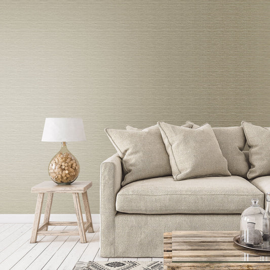 Emporium Metallic Plain Wallpaper - Gold - Galerie - DWP0230 - 02 - Premier Wallcovering