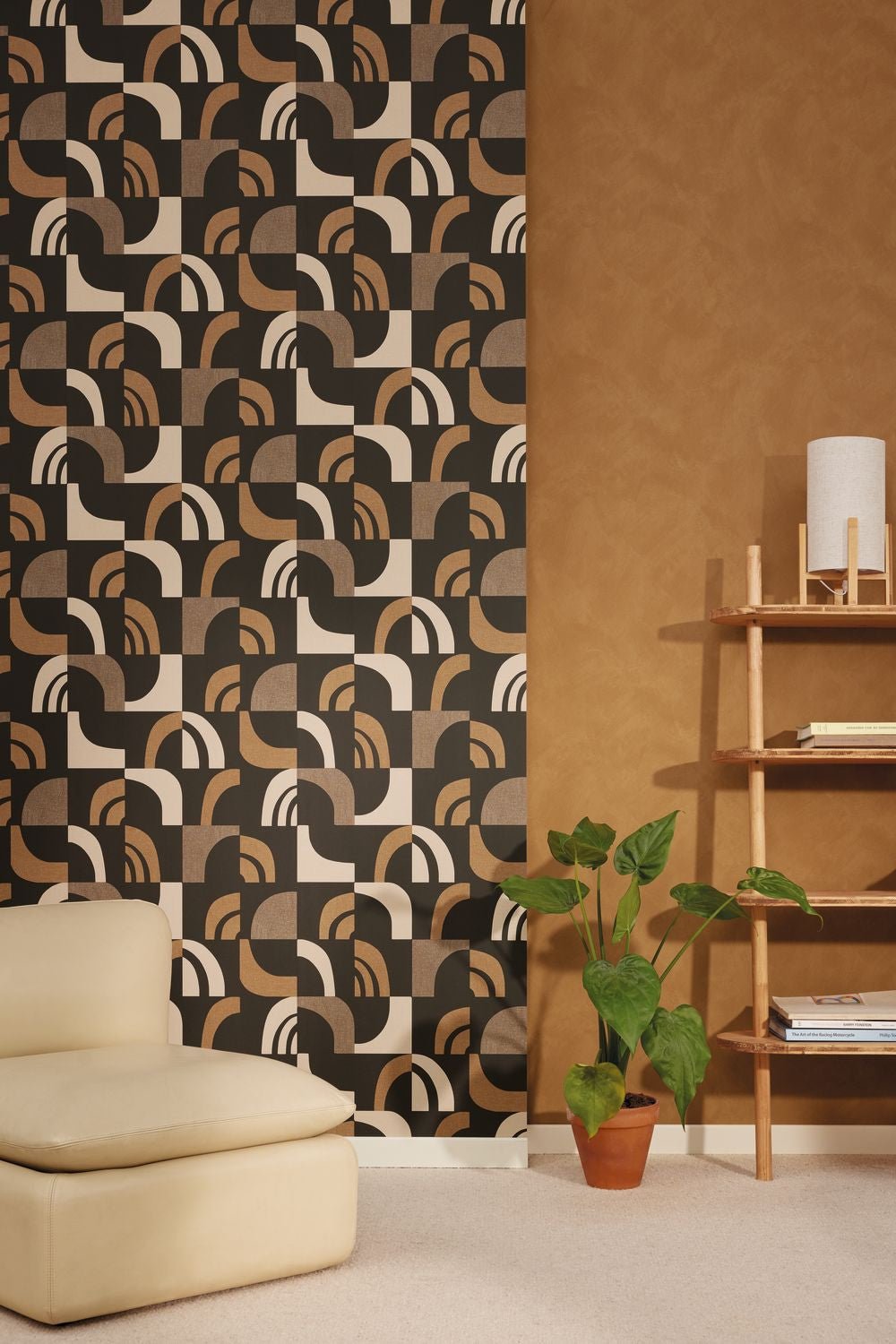 Empreinte Wallpaper - Terre Cuite Noir - Caselio - 106072098 - Premier Wallcovering