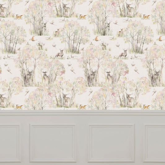 Enchanted Forest Wallpaper - Linen - Voyage Maison - ENCHANT/WPO/LIN - Premier Wallcovering