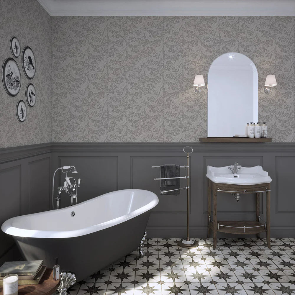 Enchanted Leaf Wallpaper - Earl Grey - LAN100015 - Lucie Annabel - Premier Wallcovering