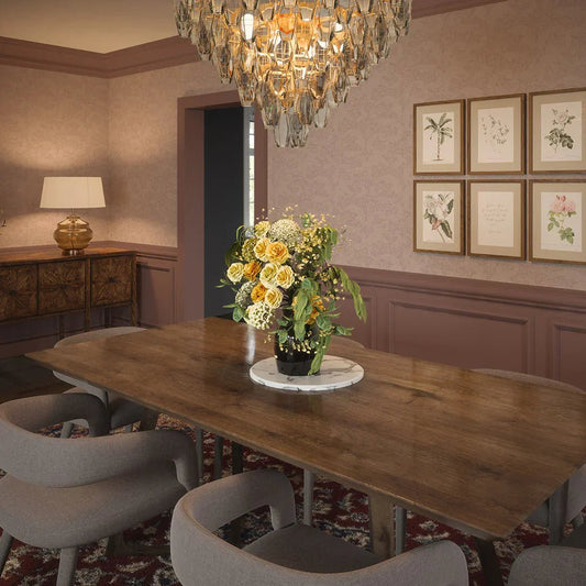 Enchanted Leaf Wallpaper - Vintage Rose - LAN100010 - Lucie Annabel - Premier Wallcovering