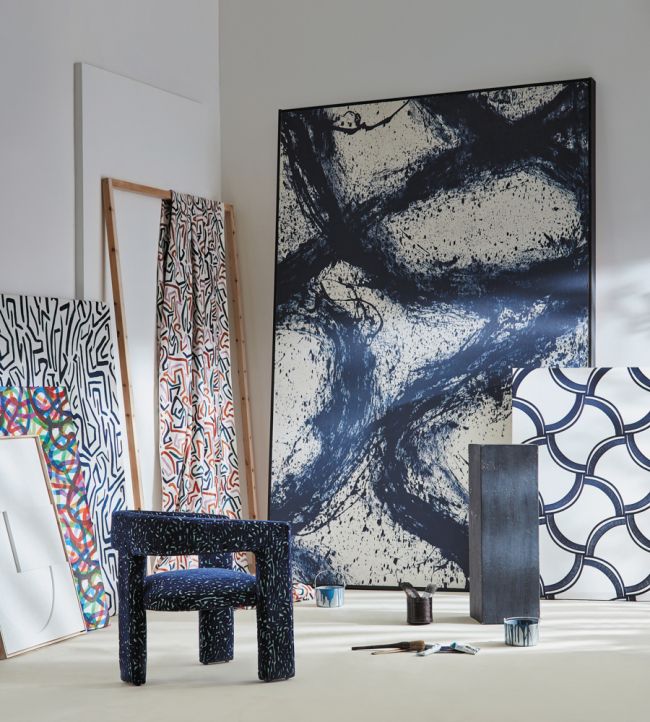 Enigmatic Wallpaper - Japanese Ink/Origami - HQN2112827 - Harlequin - Premier Wallcovering