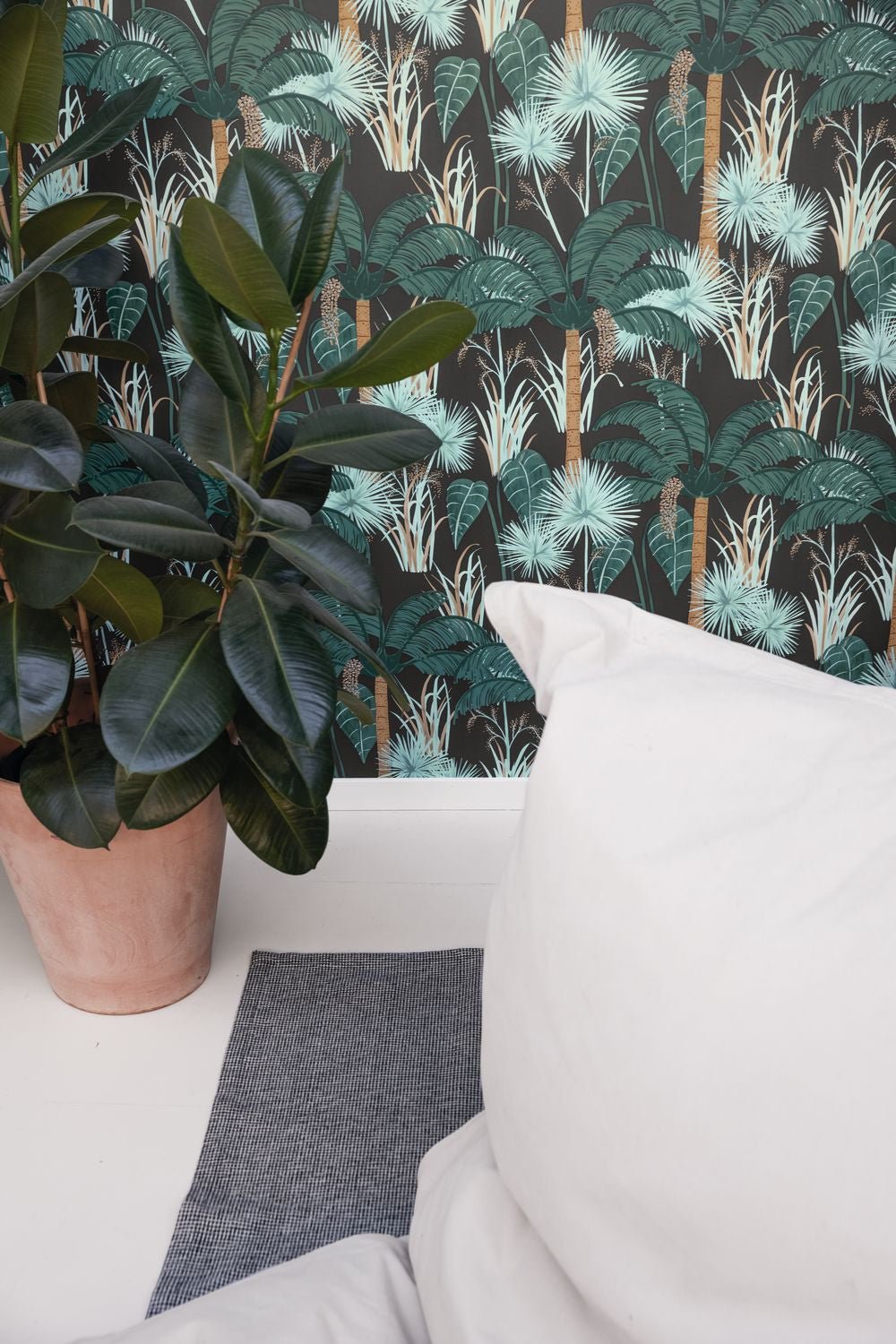 Enjoy Life Wallpaper - Bleu Vert - Caselio - 103376077 - Premier Wallcovering